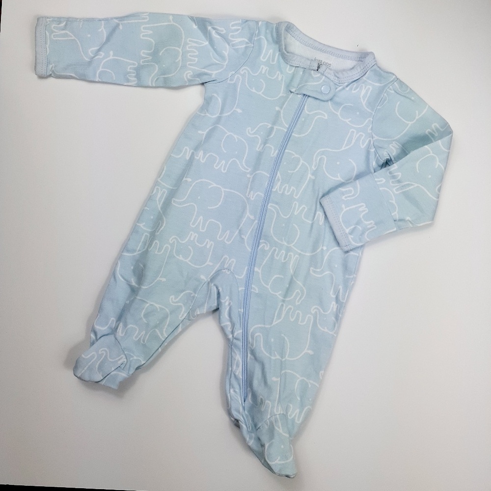 Bundle 3 pajamas for newborn elephant theme - Picture 3 of 4
